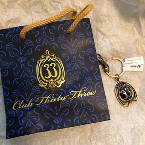 Club 33 Disneyland keychain
